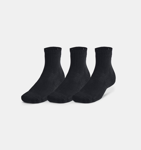 UA TC Quarter 3-pack Black