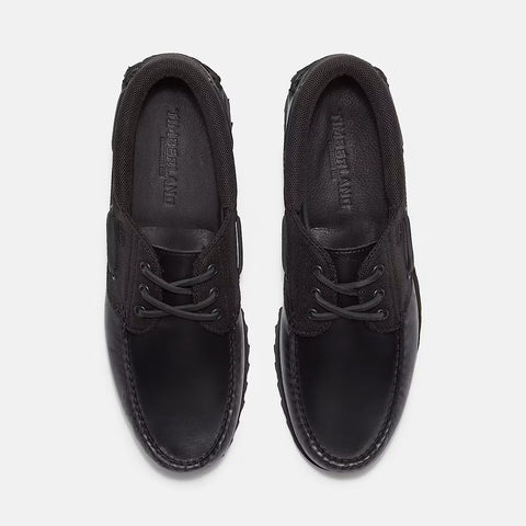 Pantof nautic Authentic Negru | Negru integral din piele granulată