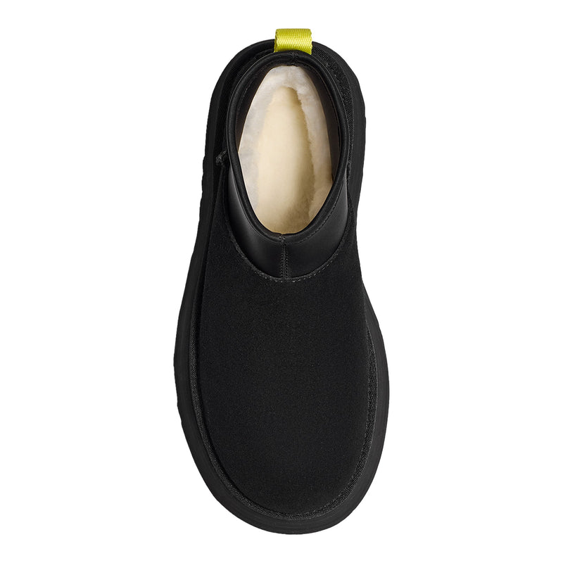 Combinație de piele întoarsă și neopren
