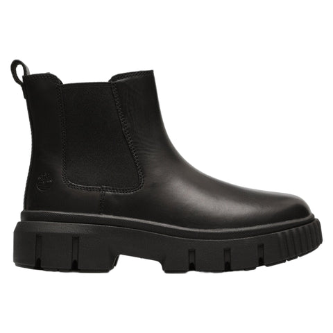 GREY MID CHELSEA BOOT BLACK