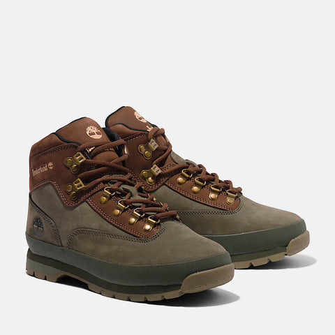 Euro Hiker Mid Dark Green | Nubuck