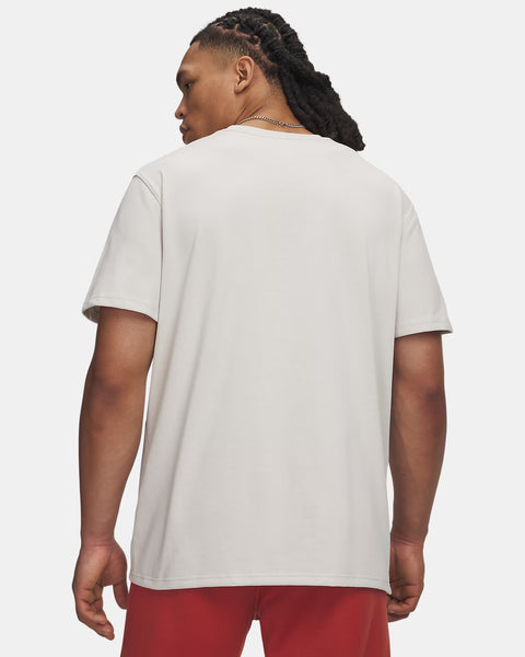UA M Logo EMB Heavyweight SS Summit White | Off-White