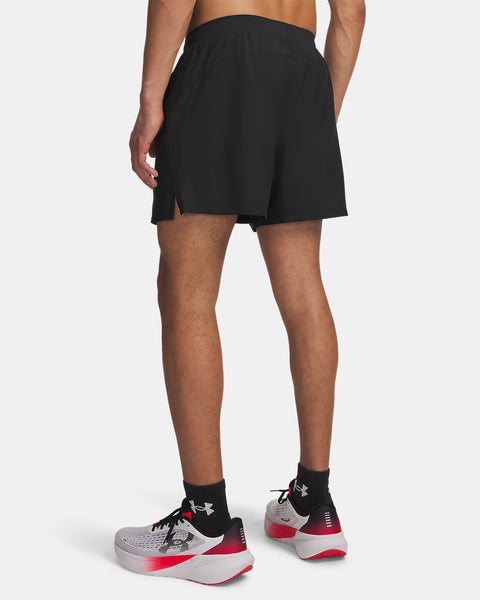 UA Launch 5'' Shorts Schwarz