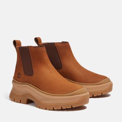 Roxie Lane Mid Chelsea Boot Rust | Nubuck