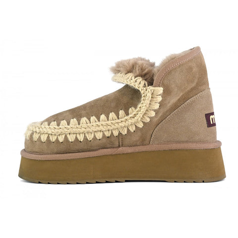 Mini Eskimo Platform Boot Elephant Grey