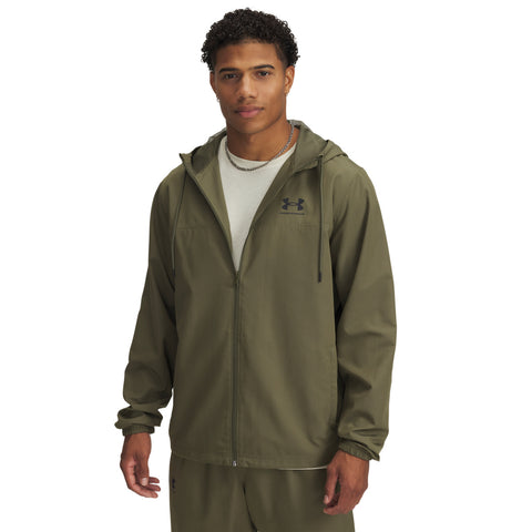 Rival Wvn Windbreaker Marine OD Green | Black