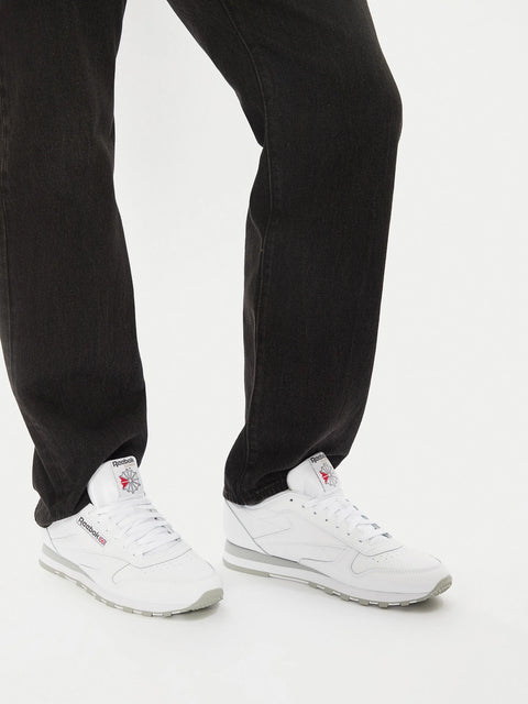 Classic Leather White | Pure Grey