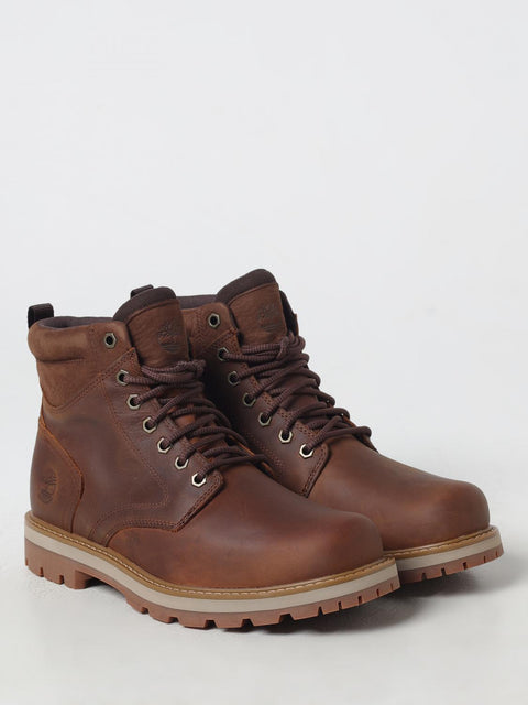 Britton Road Mid Lace Up Waterproof Boot Rust | Full Grain
