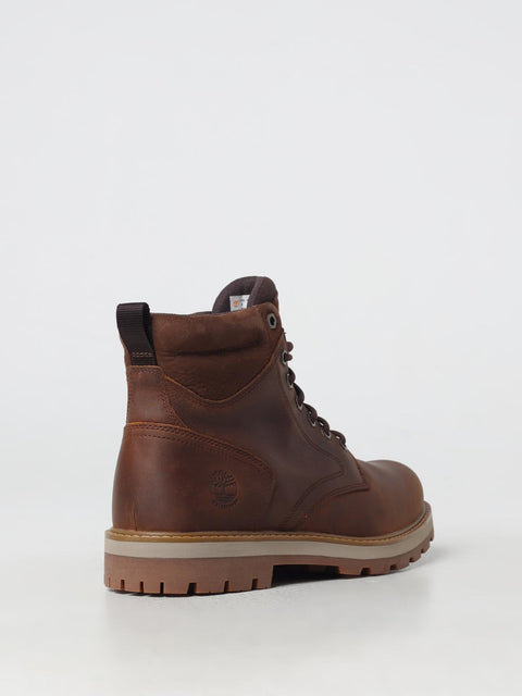 Britton Road Mid Lace Up Waterproof Boot Rust | Full Grain