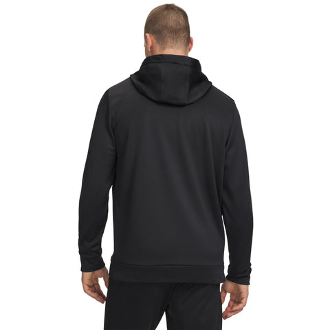UA Armour Fleece FZ Hoodie Czarny
