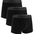 UA Performance Cotton Solid 3in 3PK Black