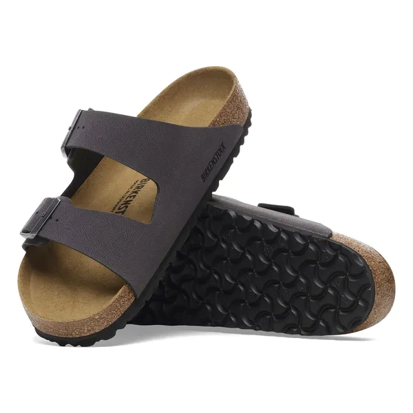 Birkenstock Arizona Birko-Flor Velvet Gray