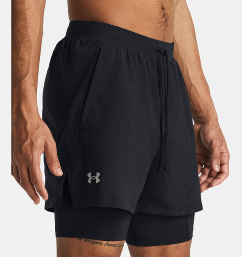 UNDER ARMOUR UA LAUNCH 5 2-IN-1 SHORT