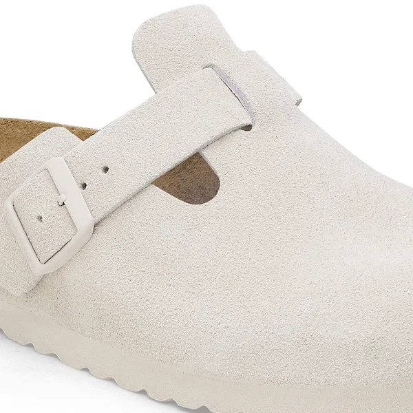 BIRKENSTOCK Boston Soft Footbed Suede Leathe