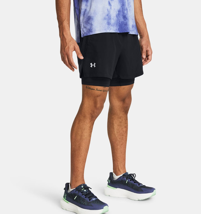 UNDER ARMOUR UA LAUNCH 5 2-IN-1 SHORT