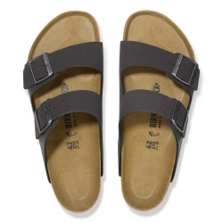 Birkenstock Arizona Birko-Flor Velvet Gray