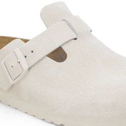 BIRKENSTOCK Boston Soft Footbed Suede Leathe