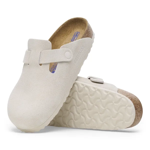 BIRKENSTOCK Boston Soft Footbed Suede Leathe