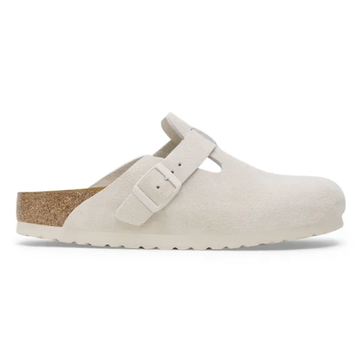 BIRKENSTOCK Boston Soft Footbed Suede Leathe
