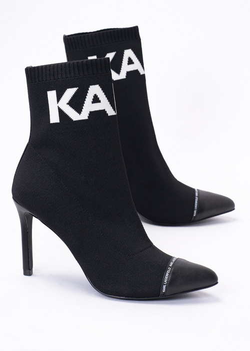 Karl Lagerfeld Pandara Hi Knit Collar Ankle