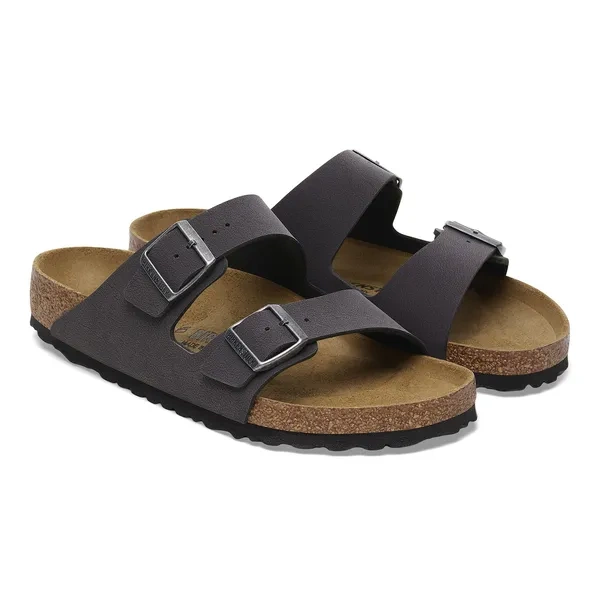 Birkenstock Arizona Birko-Flor Velvet Gray